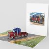 3D Pop-up Truck Card